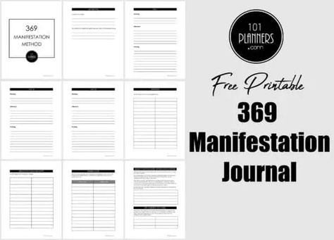 369 Method Step-by-Step with a Free Printable 369 Manifestation Journal 369 Manifestation Template, 369 Manifestation Printable Free, 369 Manifestation Method Example, 369 Journal, Absent Letter, Manifestation Journal Template, 777 Manifestation, Manifestation Printable, Affirmation Examples