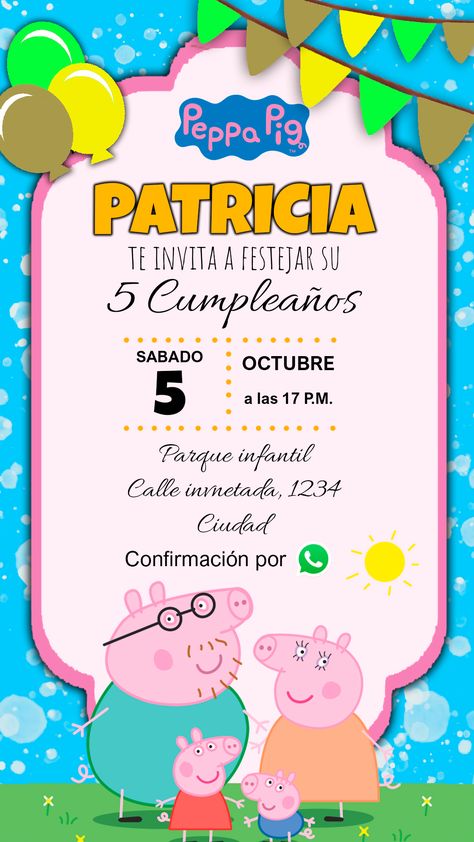 8 Lindas Invitaciones de Peppa Pig para Cumpleaños Gratis y Editables George Pig, Butterfly Baby Shower, Butterfly Baby, Peppa Pig, Baby Shower, Collage, Pins, Quick Saves