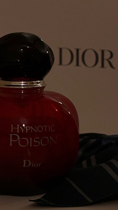 #fashion #aesthetic #dior #diorbeauty #hypnoticpoison #perfume Dior Poison Perfume Aesthetic, Poison Perfume For Women, Hypnotic Poison Dior Aesthetic, Red Wishlist, Dior Poison Perfume, Perfumes Aesthetic, Hypnotic Poison Dior, Poison Perfume, Aesthetic Dior