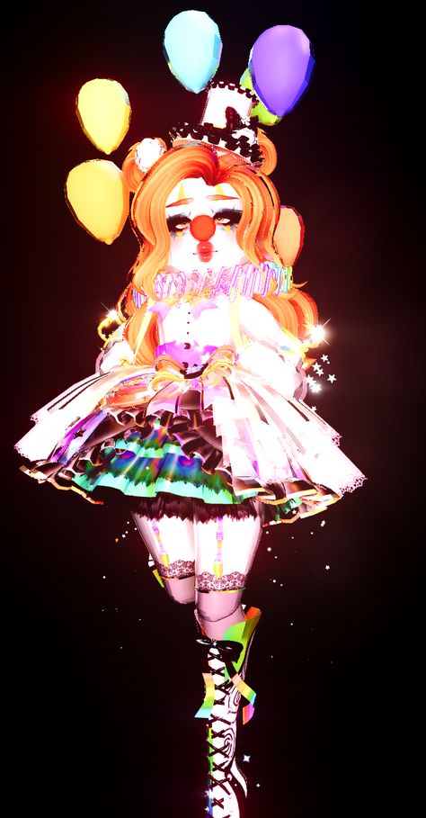 Haunted Rh Outfit, Royale High Haunted Outfit, Clown Outfit Royale High, Royale High Halloween Costumes, A Pirates Life Royale High, Haunted Royale High, Haunted Royale High Outfits, Royale High Clown Outfit, Rh Halloween Outfits