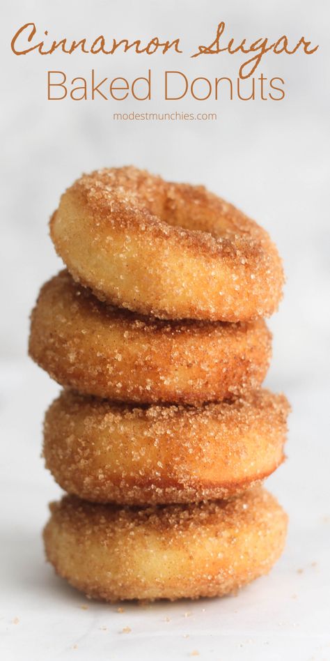 Sugar Donuts Recipe, Homemade Donut, Donut Baking Pan, Salty Recipes, Doughnut Recipe Easy, Homemade Donuts Recipe, Baked Doughnuts, Baked Recipes, Cinnamon Donuts