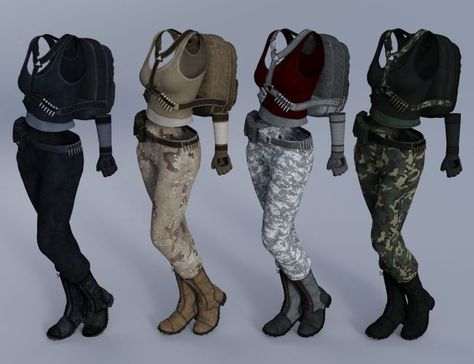 Rogue Commando Textures | 3D Models for Poser and Daz Studio Sims 4 Zombie Apocalypse Cc Clothes, Sims 4 Zombie Apocalypse Cc, Post Apocalyptic Outfit, Apocalypse Costume, Apocalypse Clothing, Hero Outfits, Apocalypse Fashion, Video Game Outfits, Survival Clothing