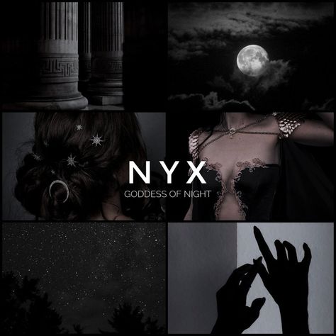 Nyx Goddess Hades, Nyx Goodness Of Night, Nyx Goddess Of Night Mythology Greek Gods, Gaia Goddess Art Greek Mythology, Nyx Goddess Of Night Aesthetic, Nyx Daughter Aesthetic, Nyx The Goddess Of Night, Goddess Of Night Aesthetic, Nyx Goddess Aesthetic Wallpaper