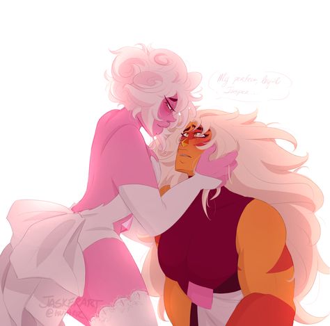 Pink Diamond X Jasper, Pink Diamond And Jasper, Jasper And Pink Diamond, Jasper X Pink Diamond, Steven Universe Pink Diamond, Pink Diamond Steven Universe, Universe Images, Steven Universe Characters, Alt Outfits