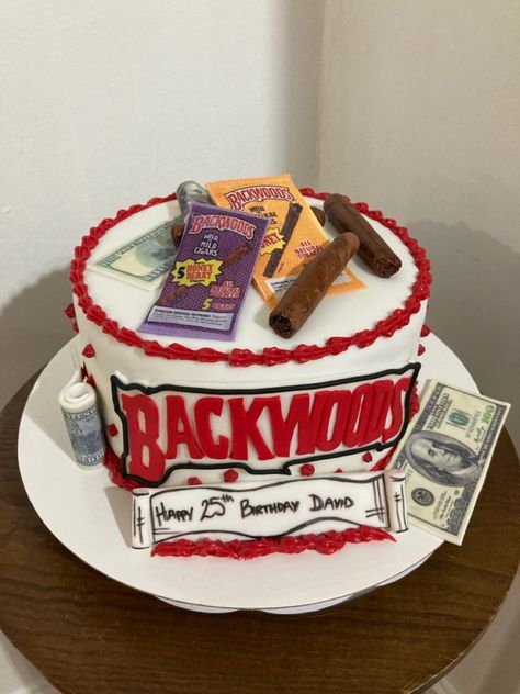 Backwoods Birthday Cake, Backwoods Cake, 21st Birthday Cakes, Cake Cake, Cakes And More, 21st Birthday, Birthday Cakes, Cake Pops, Birthday Cake