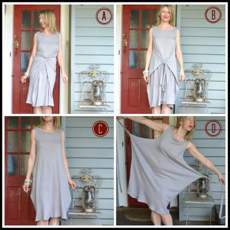 Kielo Wrap Dress Pattern Free, Kielo Wrap Dress Pattern, Convertible Dress Pattern, Wrap Dress Pattern Free, Wrap Dresses Diy, Assymetric Dress, Kielo Wrap Dress, Dress Pattern Free, Remake Clothes