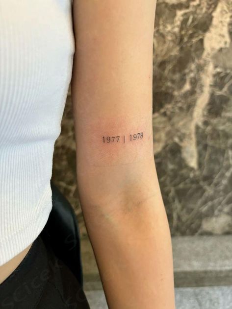 #tattoo #tattooidea #date #aesthetic Date Tattoos For Women, Tattoos Inner Arm, Tattoo Date, Attractive Tattoos, Meaningful Symbol Tattoos, Hand Skeleton, Freedom Tattoos, Date Aesthetic, Skeleton Tattoo