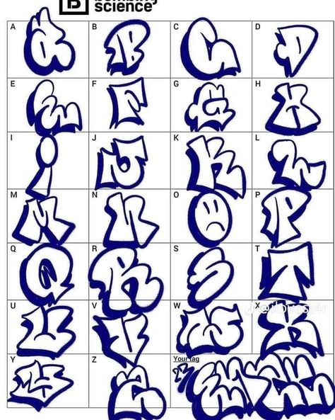 Fonts For Logos, Top Free Fonts, Graffiti Drawings, Easy Graffiti, Alfabet Font, Easy Graffiti Drawings, Graffiti Lettering Alphabet, Graffiti Art Letters, Lettering Styles Alphabet