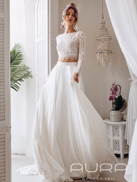 Romantic Bohemian Wedding Dresses