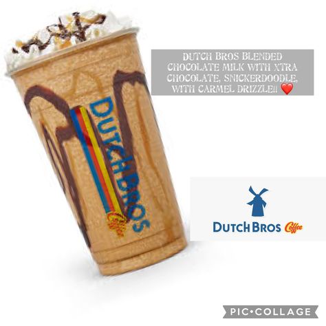 Dutch Drinks, Carmel Drizzle, Dutch Bros Drinks, Coffee Flavors, Coffee Recipes Starbucks, Dutch Bros, Starbucks Drinks Recipes, Starbucks Recipes, Healthy Drinks Recipes