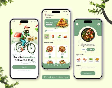 Food Delivery Mobile App and UIUX Case Study :: Behance Healthy Food App Design, Food Delivery App Ui Design, Food Delivery App Logo, Ux Mobile Design, Uiux Portfolio, Ui Mobile Design, Food App Design, Delivery App Design, Food Delivery Logo