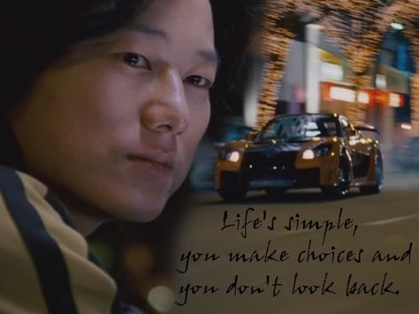 the most poetic of the Fast and Furious series . . . . seriously. Movie Fast And Furious, Sung Kang, Furious Movie, Rip Paul Walker, The Furious, Vin Diesel, Fast And Furious, Always Remember, Simple Life