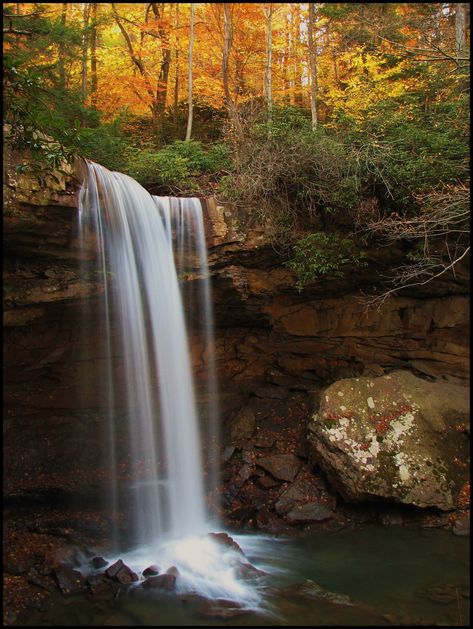 Ohiopyle Pennsylvania, Ohiopyle State Park, Fall Foilage, Pennsylvania Travel, Amazing Views, Beautiful Waterfalls, Long Exposure, I Can't Wait, Fall Foliage