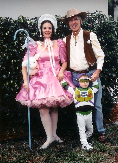 Little Bo Peep, Woody, and Buzz Light Year! Woody And Buzz, Little Bo Peep, Bo Peep, Light Year, Costume Dress, Harajuku