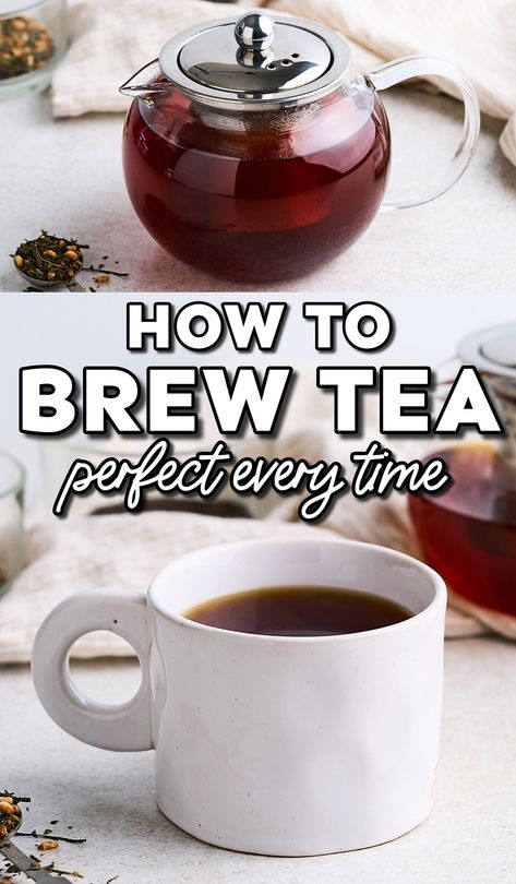 Whether you’re preparing an afternoon pick-me-up or a base for homemade kombucha, knowing how to brew tea is an essential skill (hint — there’s more to it than just pouring boiling water over a tea bag). From selecting the right tea to understanding brewing times and temperatures, we've got you covered! How To Brew Tea, Kombucha Flavors Recipes, Kombucha Recipes, Tea Journal, Kombucha Flavors, How To Brew Kombucha, Homemade Kombucha, Kombucha Recipe, Brew Tea