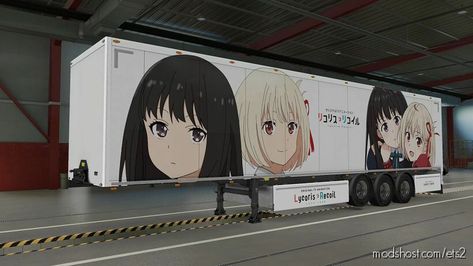 Anime Truck, Anime Trailer, Lycoris Recoil, Sport Car, Gta 5, Trailer, Sports Car, Trucks, Japan