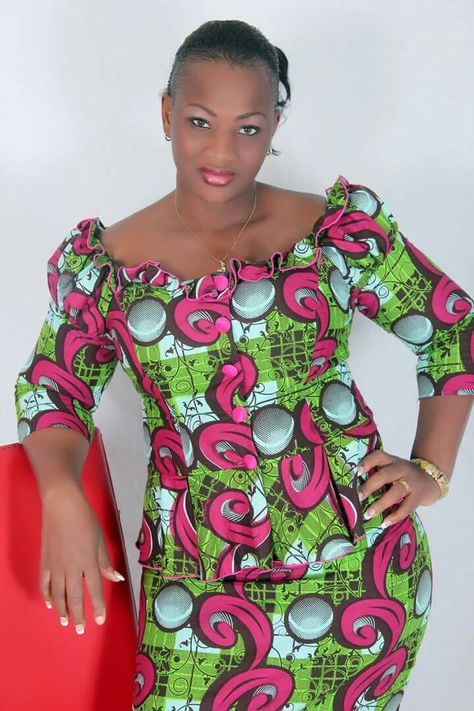 ~African fashion, Ankara, kitenge, African women dresses, African prints, Braids, Nigerian wedding, Ghanaian fashion, African wedding ~DKK African Attire For Women Outfits, Latest Ankara Skirt And Blouse Styles, African Attire For Women, Latest Ankara Skirt And Blouse, Skirt And Blouse Styles, Ankara Skirt And Blouse Styles, Kitenge Fashion, African Blouses, African Chic