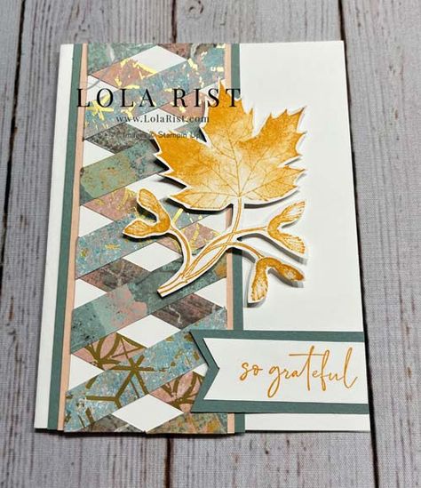 Happy Thanksgiving Cards, Stampin Up Sympathy Cards, Twisted Ribbons, Fancy Fold Card Tutorials, Ribbon Cards, Fancy Fold Cards, Card Tutorial, Fancy Folds, Stamping Up Cards