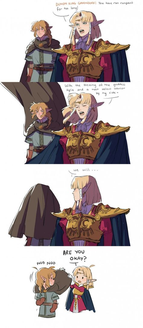 This is cute but eww Hyrule Warriors #videogames #video #games #anime Legend Of Zelda Funny Comics, Ravali X Link, Nerdy Crafts Diy, Zelink Cute, Hyrule Warriors Zelink, Zelda Totk House Layout, Hyrule Warriors Fanart, Hyrule Warriors Zelda, Legend Of Zelda Fanart