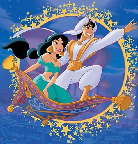 Aladdin Aesthetic Wallpaper, Jasmine X Aladdin, Princess Jasmine Disney, Jafar Aladdin, The Return Of Jafar, Aladdin Art, Disney Sleeve, Aladdin 1992, Disney Princess Cartoons