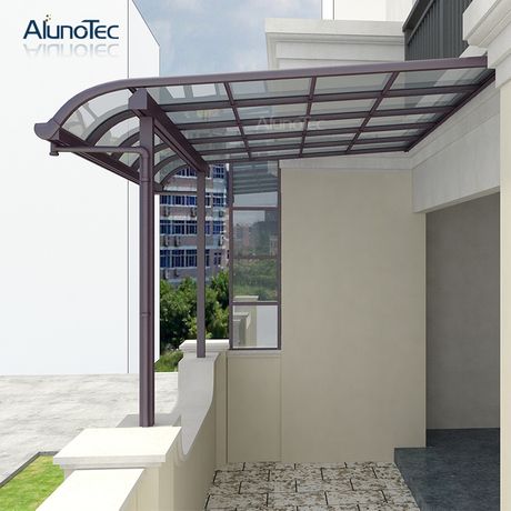 Hot Sale Factory Direct Sun Shade Awning Pergola Polycarbonate Front Door Canopy - Buy door canopy, awning canopy, front door canopy Product on Aluminum Pergola-AlunoTec Pergola Designs Attached To House, Garden Pergola Ideas, Pergola On A Deck, Decking Pergola, Pergolas Ideas, Pergola Lights, Pergola Construction, House Pergola, Outdoor Seating Ideas