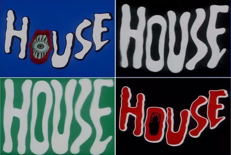 22 • Hausu (1977) Liminal Horror, Hausu 1977, House 1977, All Minecraft, Title Card, Movie Titles, Psych, Horror Movie, Horror Movies