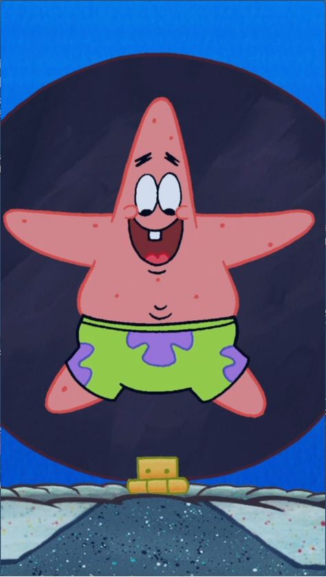 Patrick Star Rock Painting, Patrick Star Painting Canvas Easy, Patrick Star Cool, High Patrick Star Painting, Patrick Canvas Painting, Patryk Spongebob, Patrick Star Tattoo, Patrick Star Painting, Patrick Star Drawing