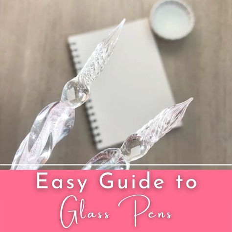 How To Caligraphy, Glass Dip Pen Art Drawing, Glass Calligraphy Pen, Glass Dip Pens, Glass Dip Pen Calligraphy, Calligraphy Dip Pen, Glass Dip Pen, Dip Pen Ink, Glass Pen