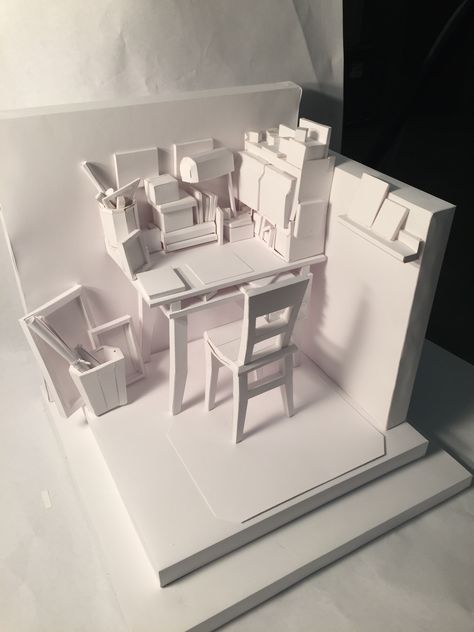 Maquette Architecture, Interior Deisgn, Interior Design Classes, Architectural Scale, Cardboard Model, Architecture Drawing Plan, Concept Models Architecture, Architecture Life, Architecture Sketchbook