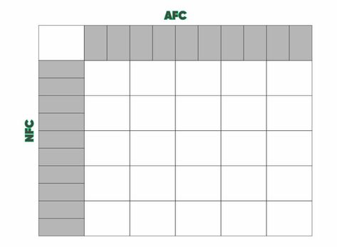 Super Bowl 25 Squares Template Printable Super Bowl Pool, Superbowl Squares, Indesign Resume Template, Football Pool, Square Template, Outdoors Ideas, Blank Templates, Board Template, Play Pool