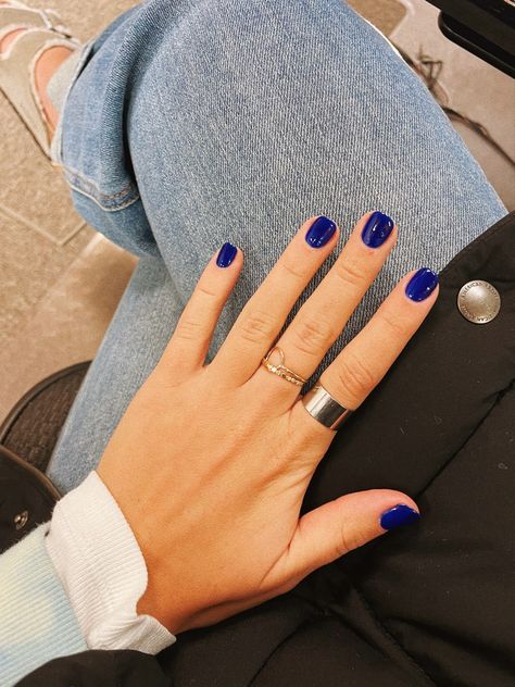 Nails Indigo Blue Nails, Matching Set Outfit Sweats, Nail Lab, Indigo Nails, Matching Sets Outfit, Set Outfit, Blue Nails, Nail Inspo, Nails Inspiration