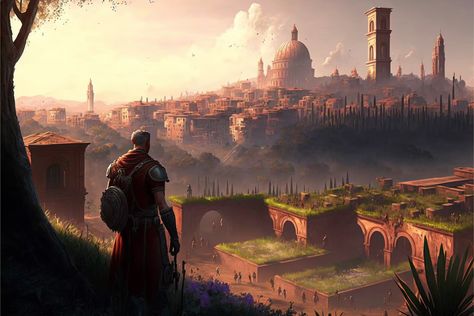 Cityscape of Ancient Rome - Modern_Picasso | OpenSea Ancient Rome Fantasy Art, Ancient Rome, Terms Of Service, Cityscape, Rome, Fantasy Art, Writing, History, Art