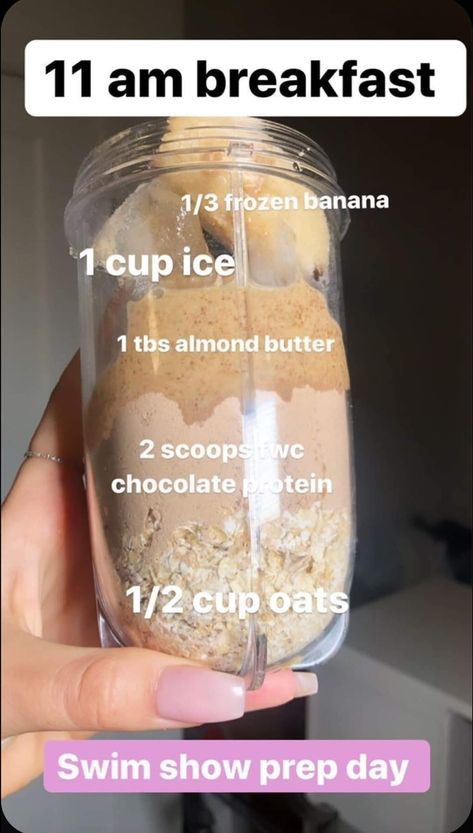 Breakfast Protein Shake Recipes, Protein Drink Recipes, Smoothie Recipes Healthy Breakfast, Protein Smoothie Recipes, Smoothie Drink Recipes, Healthy Drinks Smoothies, Easy Healthy Meal Prep, Protein Shake Recipes, Healthy Bites