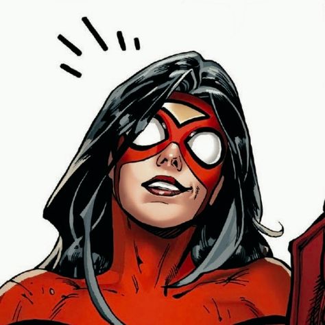 Ultimate Spiderwoman, Marvel Female Characters, Jessica Drew, Dc Comics Girls, Marvel Heroines, Spiderman Pictures, Cartoon Profile Pictures, Comics Girls, Spider Woman