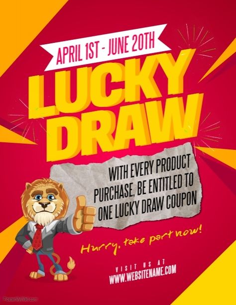 Lucky Draw Flyer Lucky Draw Poster Design Ideas, Lucky Draw Poster Design, Lucky Draw Poster, Lucky Draw Ideas, Draw Poster, Poster Idea, Lucky Draw, Foosball, Drawing Templates