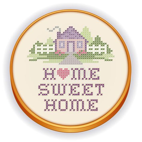 Embroidery Home Sweet Home Cross Stitch, Wood Hoop. Retro wood embroidery hoop w #Sponsored , #paid, #AD, #Sweet, #Embroidery, #Home, #Cross Embroidery Home Sweet Home, Home Sweet Home Cross Stitch, Home Cross Stitch Pattern, Home Cross Stitch, Embroidery Home, Cross Stitch Hoop, Mini Cross Stitch, Needlework Embroidery, Banner Printing