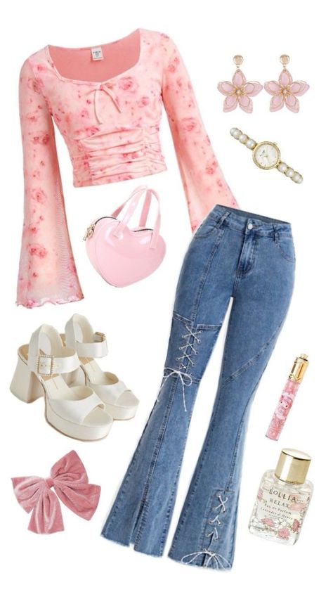 Punk Style Outfits, 2000s Fashion Outfits, Cute Preppy Outfits, Cute Everyday Outfits, Really Cute Outfits, Girly Outfits, Casual Style Outfits, Lookbook Outfits, Preppy Outfits