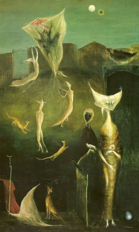 Leonora Carrington Art, Leonora Carrington, Mexican Artists, Visionary Art, Samhain, Dali, Surreal Art, Art Abstrait, Banksy