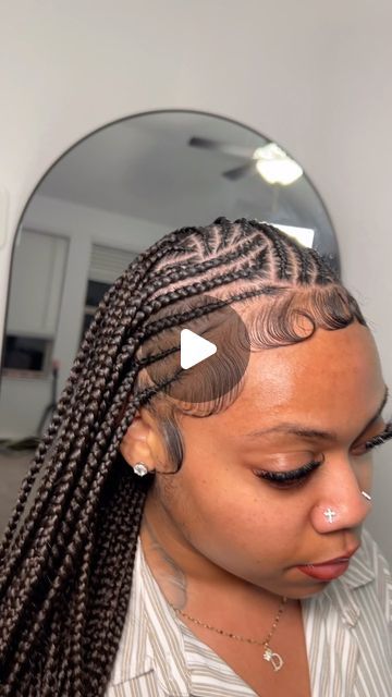 Home of the Bussdown braids 🤍 on Instagram: "i see fulani braids have the girls in a choke hold 😮‍💨😍
-
#htxbraids #houstonhairstylist #houstonstitchbraids #htxhairstylist #fulanibraids #knotlessbraids #houstonbraids #bohoknotless" Bussdown Braids, Stitch Braids, Fulani Braids, Hair Stylist, Braids, Hair, On Instagram, Instagram, Plaits