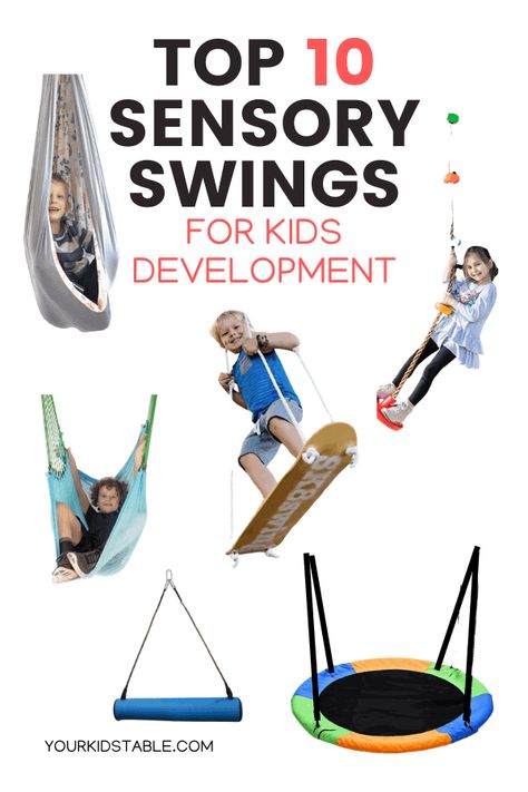 Sensory Playroom, Swings For Kids, Sensory Gym, Child Development Activities, Sensory Swing, Sensory Learning, Sensory Diet, Sensory Ideas, Basement Gym