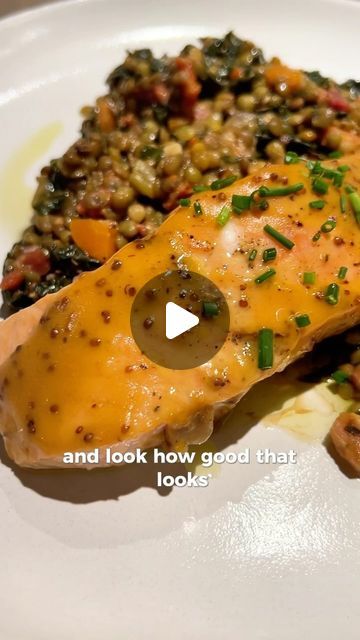 Adam Roberts on Instagram: "The best salmon and lentil dinner of your life, with help from @naomipomeroy and @samsifton. Get the full recipe on amateurgourmet.com! 😋 

#lentils #salmon #healthy #recipeoftheyear #foodie #foodporn #foodblogger #portland #nytcooking #instafood" Salmon And Lentils, Lentil Dinner, Salmon Healthy, Best Salmon, Nyt Cooking, Lentils, Food Blogger, Main Dishes, Portland