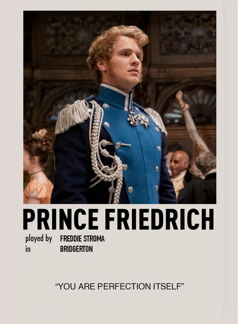 Bridgerton Poster, Freddie Stroma, Polaroid Posters, Prince