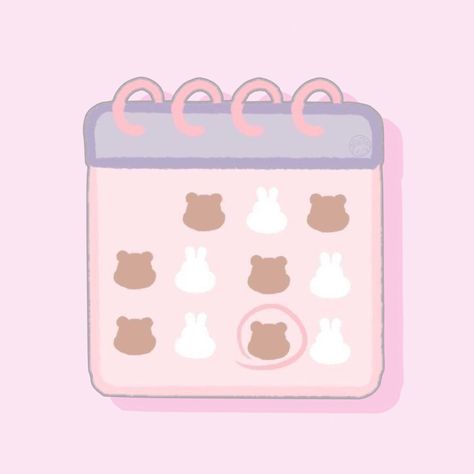 Kawaii Iphone Icons, Kawaii Phone Icons, Kawaii Icons For Apps, Pink Calendar Icon, Kawaii App Icons, Pastel App Icons, Bear App, All Apps Icon, Kawaii App