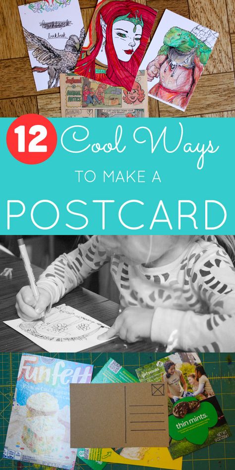 Postcard Crafts Projects Ideas, Handmade Postcards Diy, Postcard Art Ideas Inspiration, Vintage Paper Collage Art, Cricut Postcard, Mail Art Postcards, Handmade Postcards Ideas, Junk Mail Crafts, Postcrossing Ideas Postcards