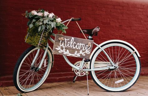 Wedding Bike, Vintage Bike Decor, Bike Decorations, Bike Wedding, Bicycle Wedding, Loving Couples, Bicycle Decor, Chic Vintage Brides