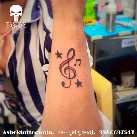 TashanTattoo
AshokTattooWala
S.20. Tirupati plaza
Opp. New bus stand
Near gd modi collage
Palanpur (gujrat)
9586697547
9687533310 Music Symbol Tattoo Design, Music Symbols Tattoo, Music Symbol Tattoo, Symbols Tattoo, Music Symbol, Band Tattoo Designs, Symbol Tattoo, Music Symbols, Symbol Tattoos