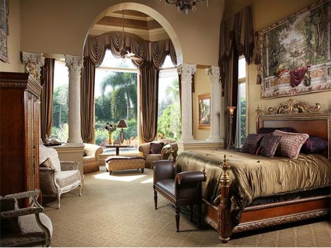 Tuscan Bedroom, Master Suite Bathroom, Holiday Quote, Tuscan Design, Mediterranean Home Decor, Casas Coloniales, World Decor, Tuscan Decorating, Mediterranean Home