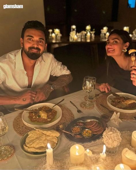 One year down, forever to go! Athiya Shetty and K.L Rahul's first anniversary celebration is all things beautiful and romantic! 😍❤️ #GlamSham #athiyashetty #kIrahul #anniversary #cutedate #couplegoals Athiya Shetty , KL Rahul , Anniversary , Couple Goals Athiya And Kl Rahul, Athiya Shetty Kl Rahul, Kl Rahul And Athiya Shetty, First Anniversary Pictures, K L Rahul, Athiya Shetty, Anniversary Couple, Kl Rahul, Anniversary Pictures