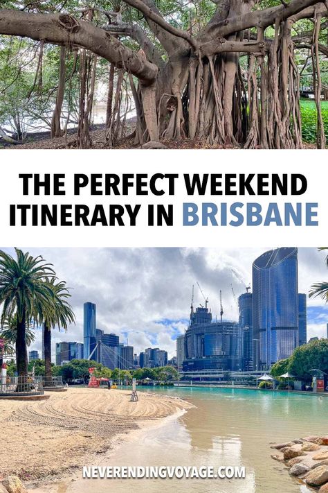 Brisbane Itinerary, Brisbane Travel, Australia Queensland, Stradbroke Island, Brisbane River, Australia Itinerary, Australia Vacation, Weekend Itinerary, Australian Travel