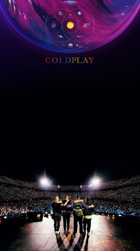 Coldplay Phone Wallpaper, Coldplay Iphone Wallpaper, Show Do Coldplay, Coldplay Album Cover, Frases Coldplay, Coldplay Concert Outfit, Coldplay Poster, Coldplay Band, Coldplay Wallpaper